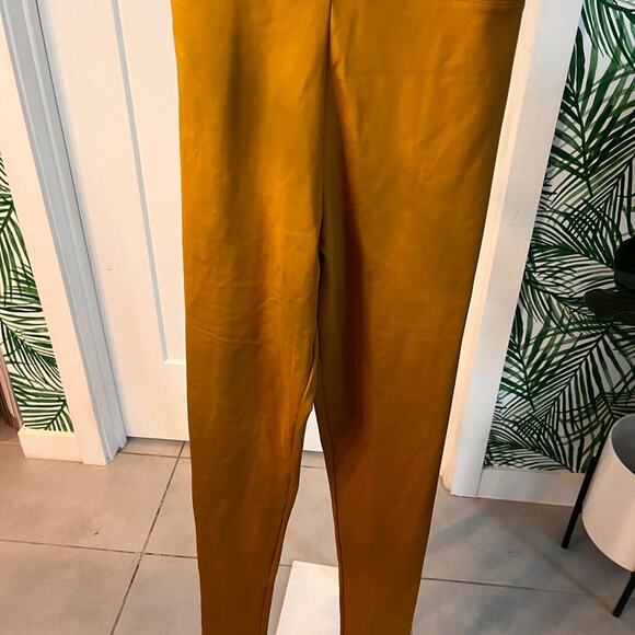 Girlfriend Collective Mustard One Piece Unitard Small - Picture 2 of 8